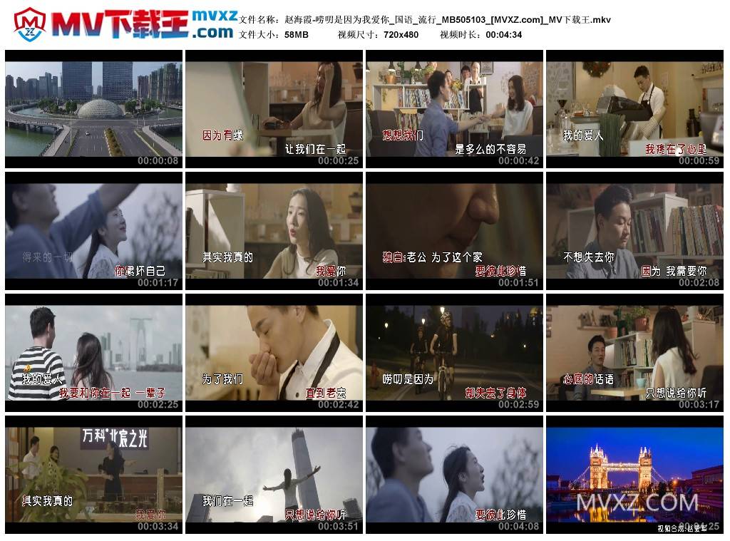 赵海霞-唠叨是因为我爱你_国语_流行_MB505103